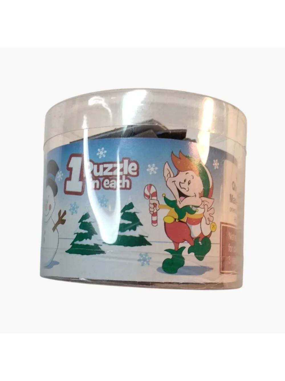 Stocking Stuffer Mini Christmas Puzzle Elf Reindeer Snowman